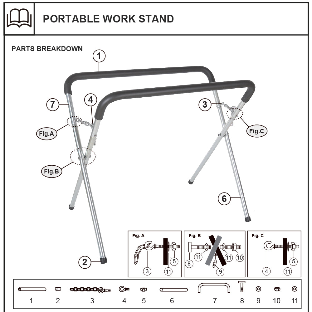 Eds Auto Portable Work Stand Spare Eye Hook | Formula
