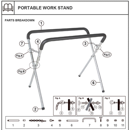 Eds Auto Portable Work Stand Spare Eye Hook | Formula