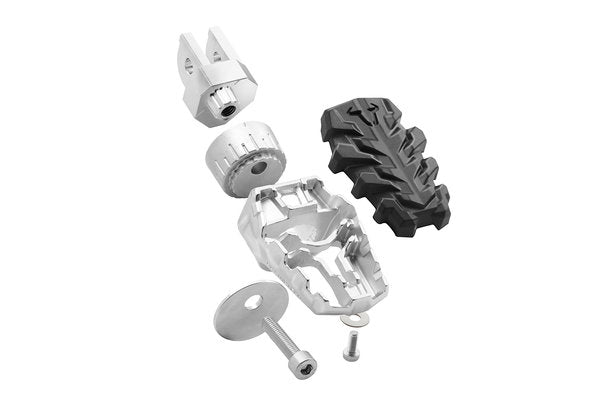 Footrest Sw Motech Evo . Pivotable, Teethed Elements Offer 36 Possible Settings. | Formula