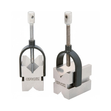Groz Vee Block And Clamp 40x32x32mm (Pair) | ISL