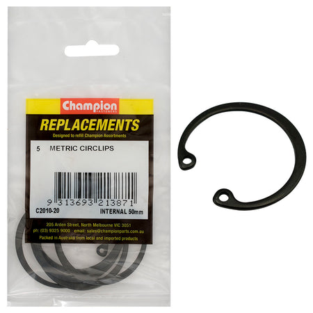 Champion 50mm internal Circlip -5pk | ISL