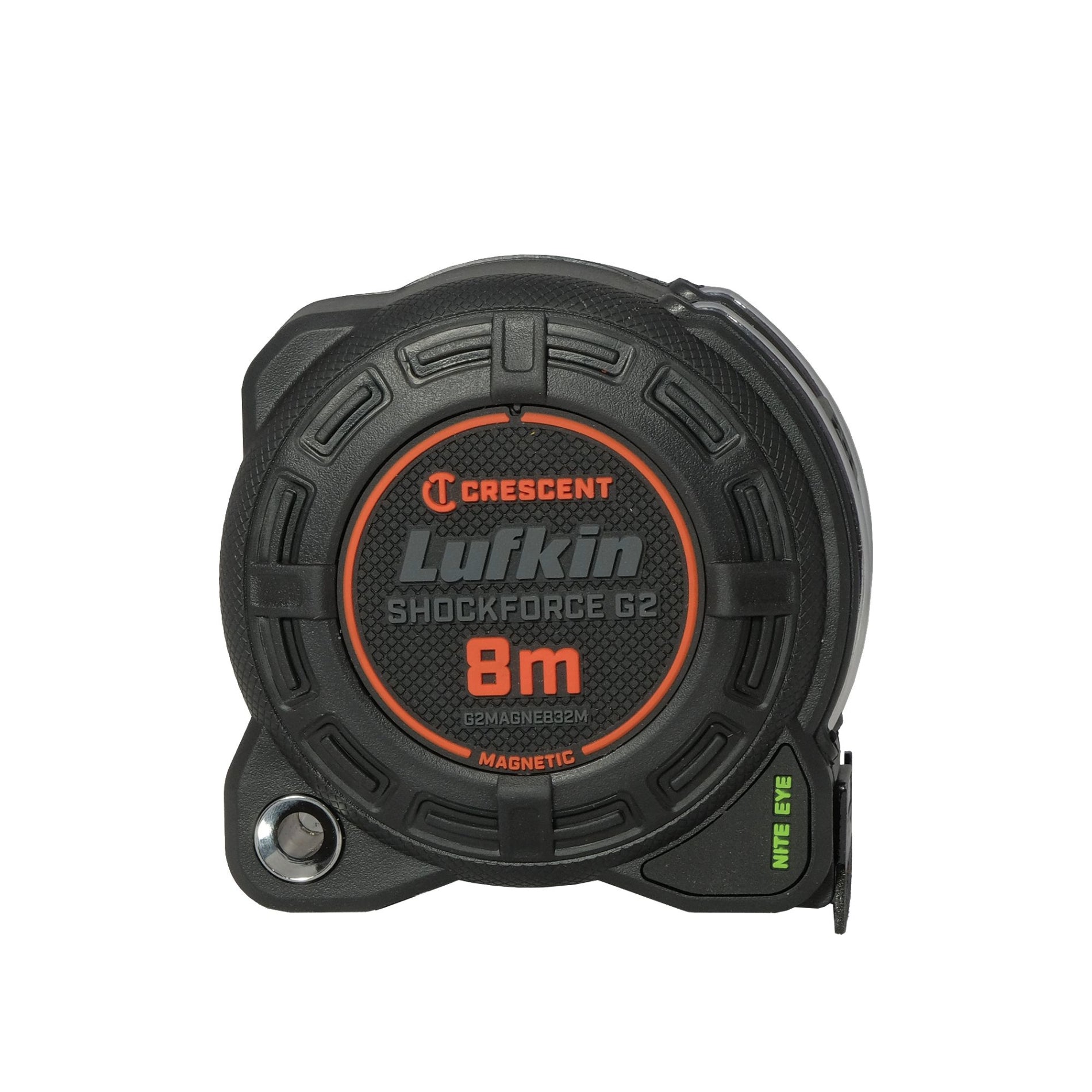 Crescent 8m x 32mm Shockforce Nite Eye G2 Magnetic Tape Measure | Accent Tools