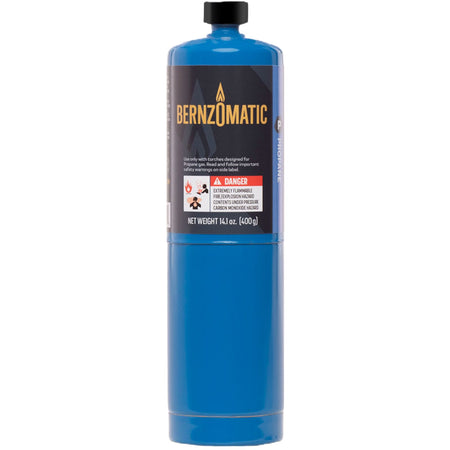 BernzOmatic TX9 Gas Cylinder Propane 400g 2 Pack | Hobeca