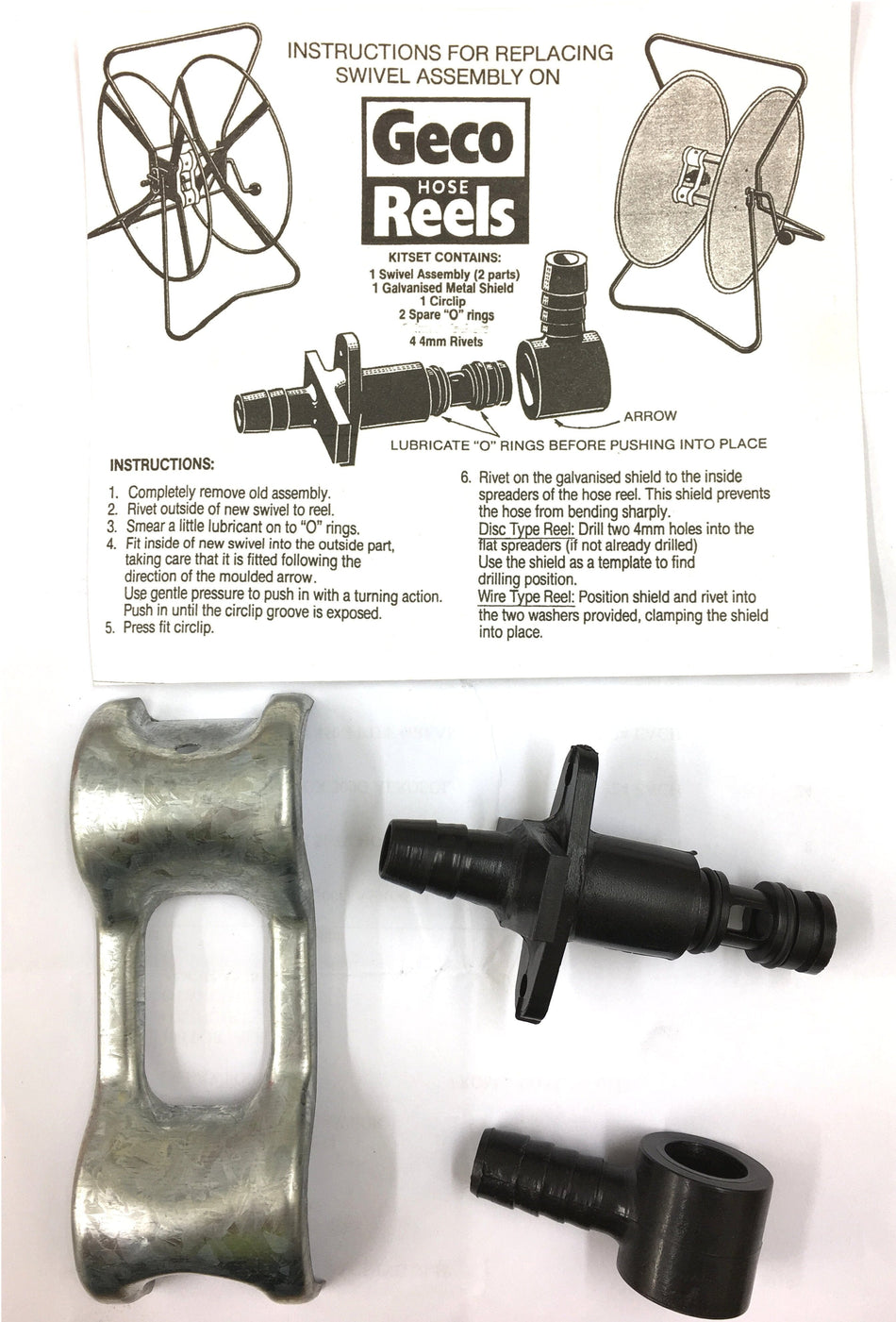 Geco Hose Reel Spare Gland Fitting