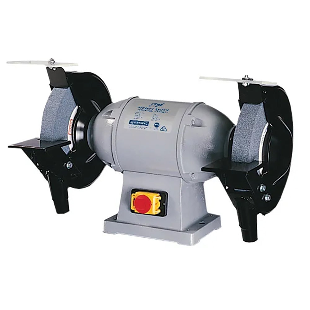 ITM Industrial 10in bench grinder with 250mm wheels, 415V three-phase motor
