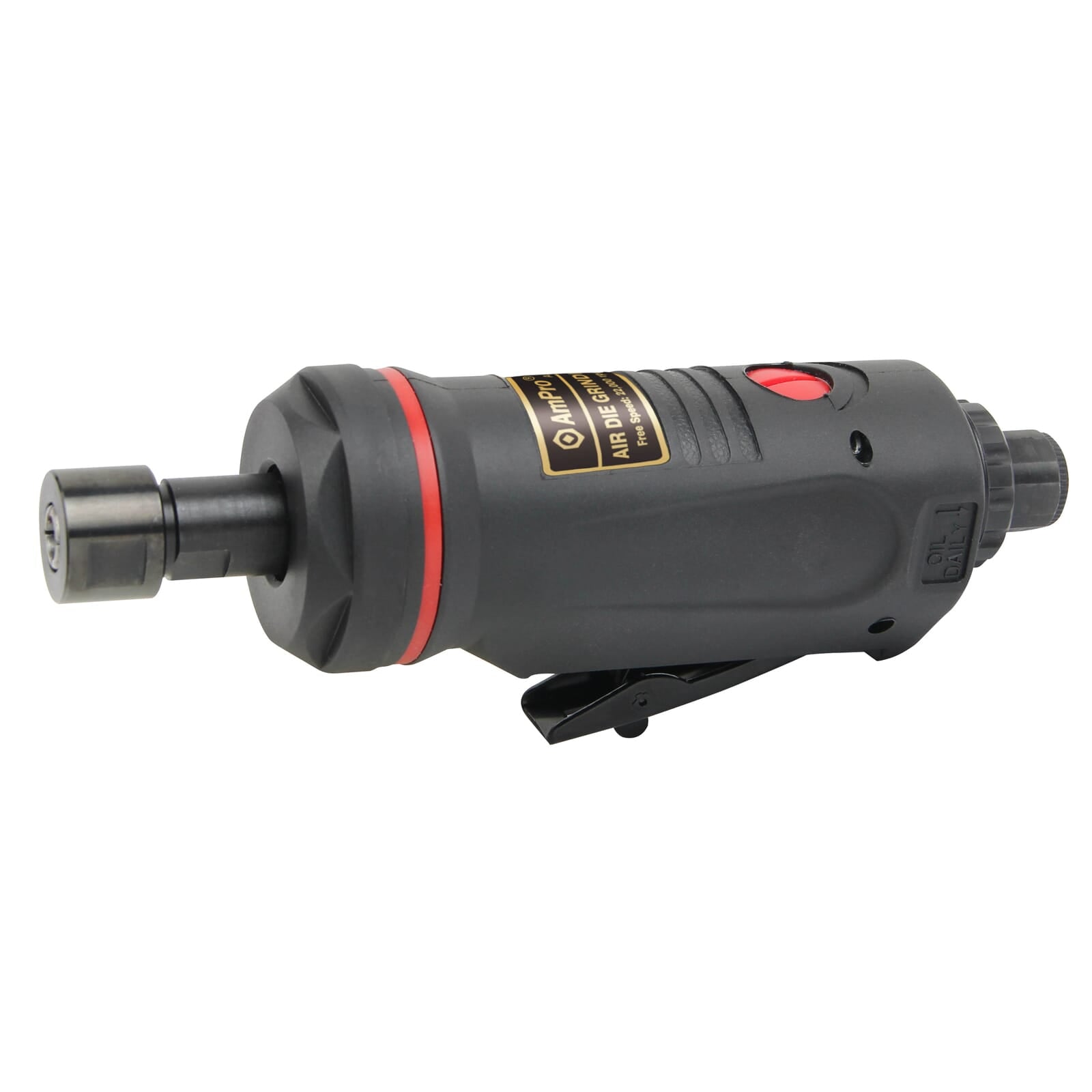 AmPro Heavy Duty Air Die Grinder with 6mm and 1/4" Collets | Hobeca