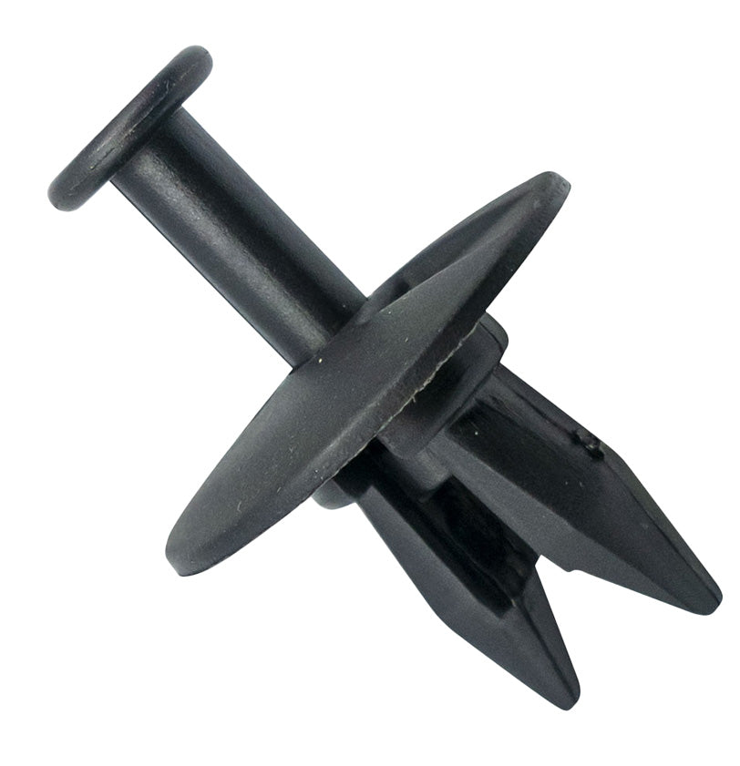 GTi Push Rivet Matte Black 25mm x 23.3mm, 9.5mm Hole | ISL
