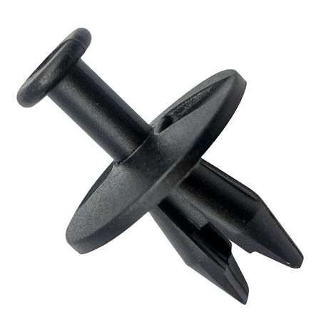 GTi Push Rivet Matte Black 17.5mm x 25mm, 9.5mm Hole | ISL