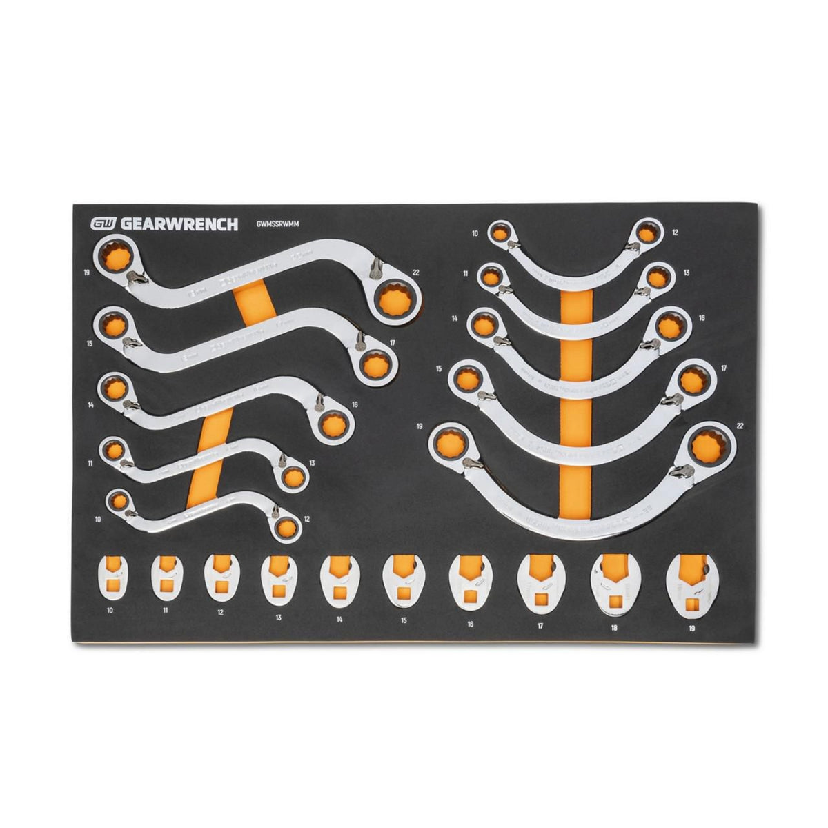 Gearwrench® 20Pc Specialty Ratcheting Metric Wrench Set in EVA Tray | Accent Tools