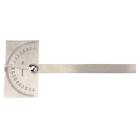 Groz Deg. Protractor, Rectangular Head, 150mm Blade | ISL