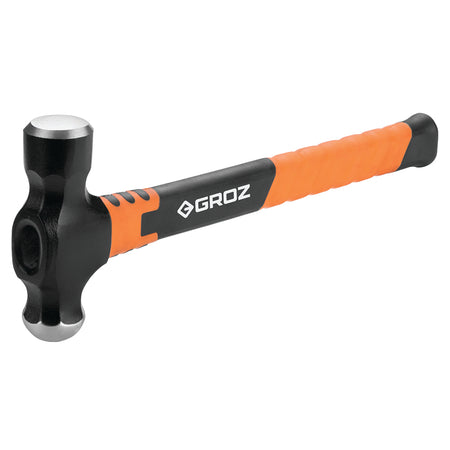 Groz Ball Pein Hammer 8oz - Fibreglass Handle 12in | ISL