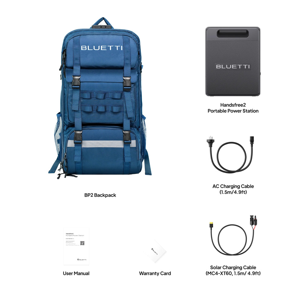 Bluetti Handsfree2 Backpack Power Station | Formula