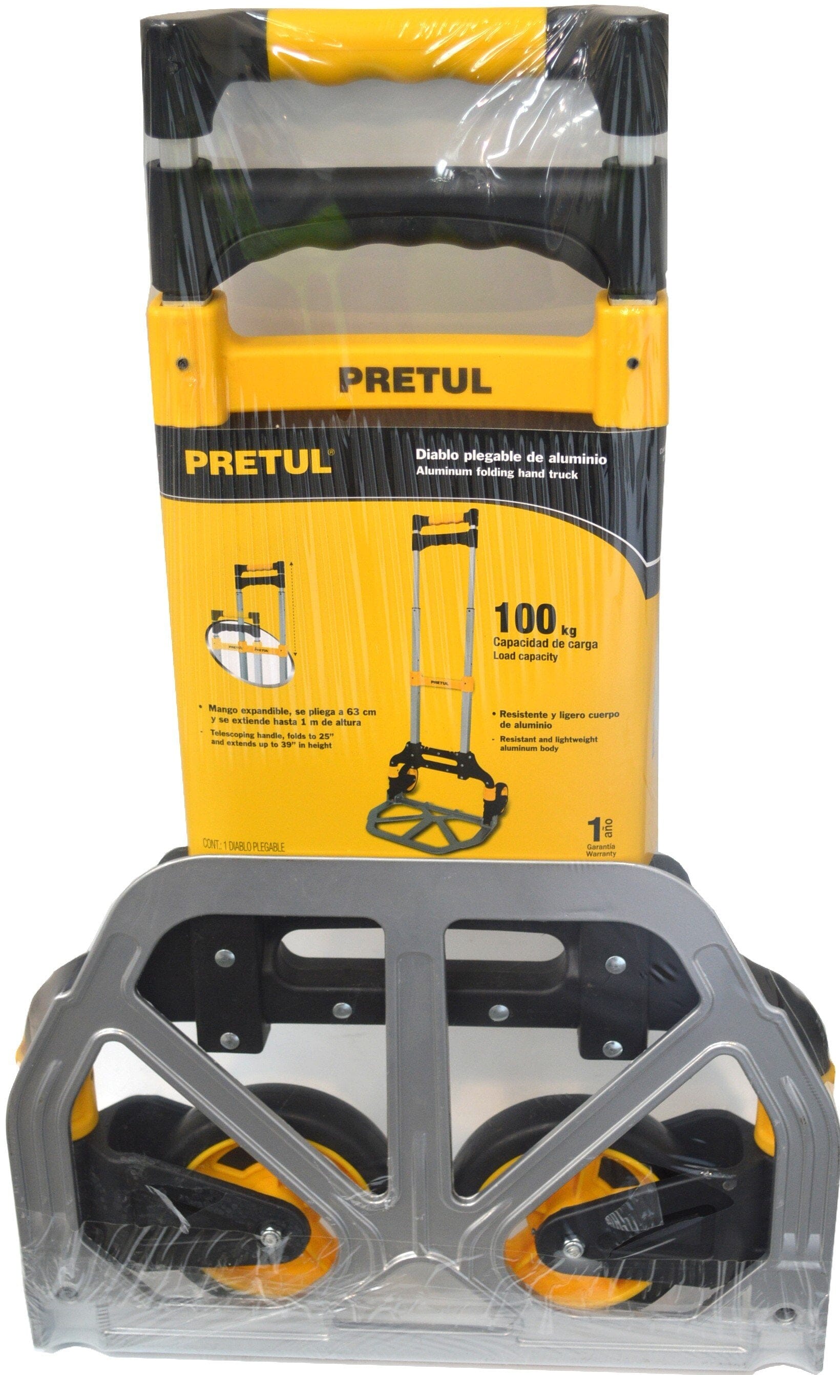 Pretul Hand Truck Folding Alloy 100kg | Hobeca