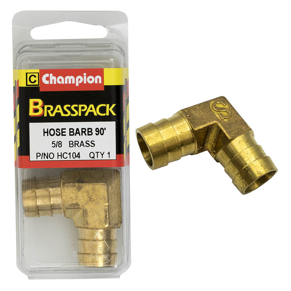 Champion Brass Hose Tails Elbows - Male - 90 - 5/8in