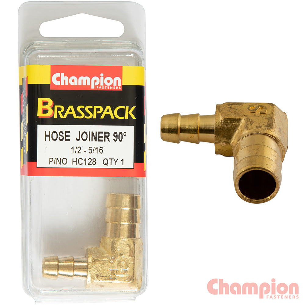 Champion Hose Joiner 90 deg Barb Elbow Reducer - ISL_HC128