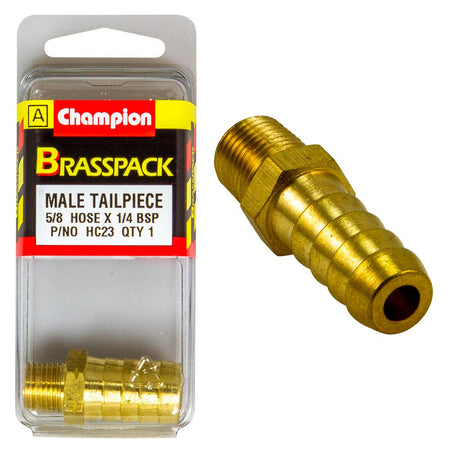 Champion Brass Male Hose Barb 5/8in - ISL_HC23