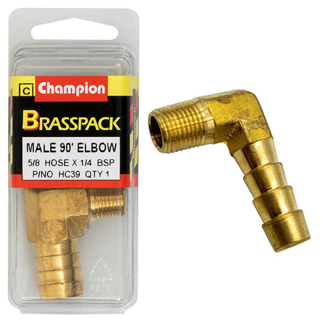 Champion Brass 90Deg Male Elbow 5/8in - ISL_HC39