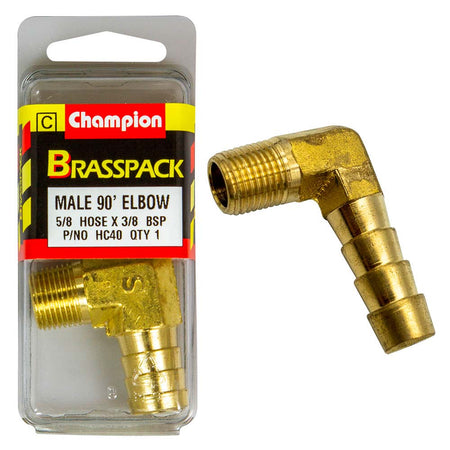 Champion Brass 90Deg Male Elbow 5/8in - ISL_HC40