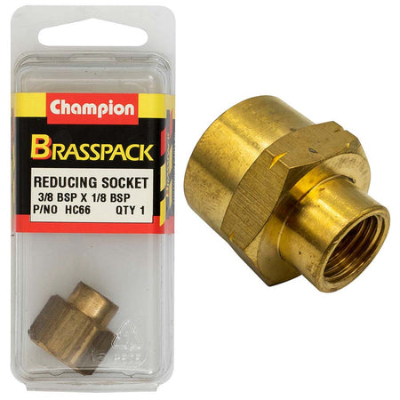 Champion Brass BSP Reducing Socket 3/8in - ISL_HC66