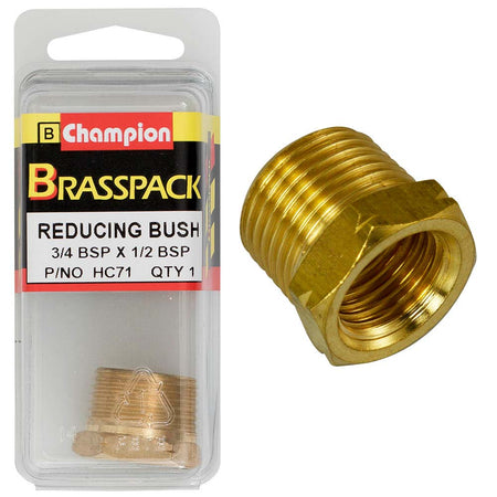 Champion Brass BSP Reducing Bush 3/4in - ISL_HC71