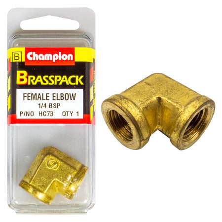 Champion Brass BSP Female Elbow - ISL_HC73