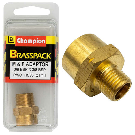 Champion Brass BSP F/M Adaptor 3/8in - ISL_HC80