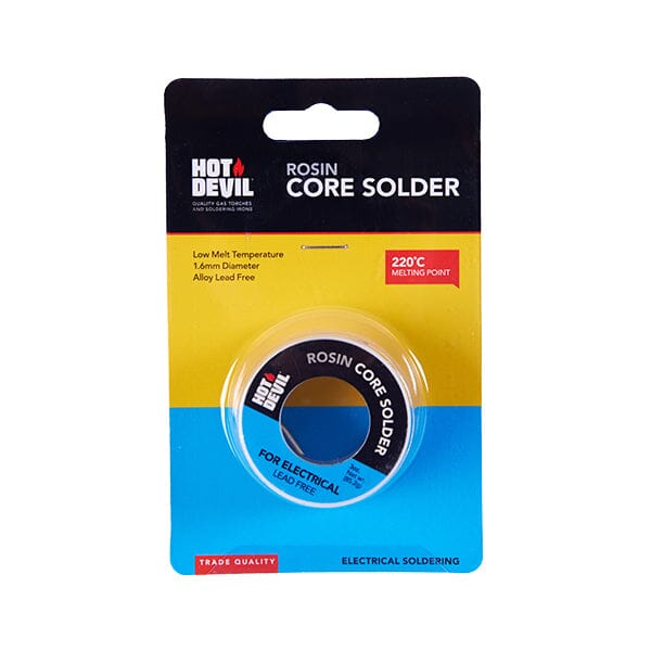 Hot Devil Solder - Rosin Core Electrical 85g -