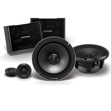 Alpine Status Series 6.5" Component Speaker 100w Rms 2-Way Slim-Fit | Formula