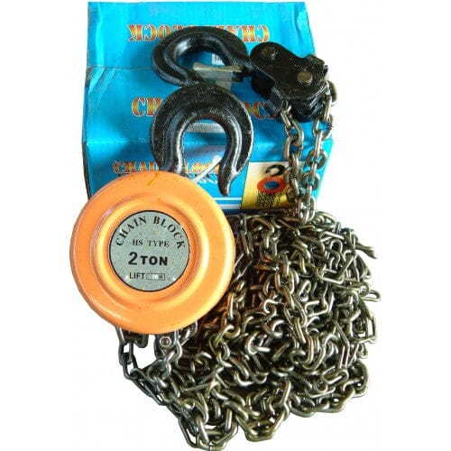 Xcel Chain Block Hoist - 2.8m Lift 1-Ton | Hobeca