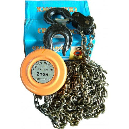 Xcel Chain Block Hoist - 2.8m Lift 1-Ton | Hobeca