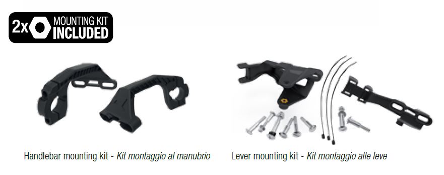 Handguards With Mounting Kit Hp3 Rtech Quantim Grey/Black Leaver And Handlebar Options Included | Formula