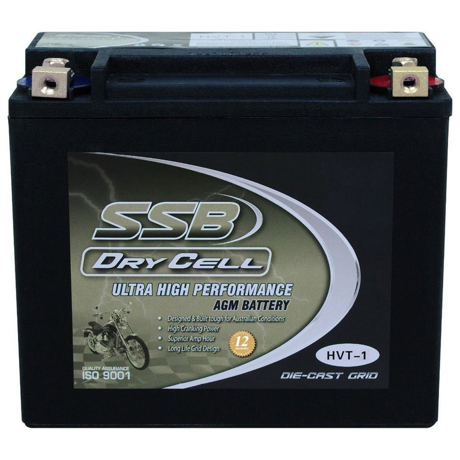 Motorcycle And Powersports Battery Agm 12v 18ah 450cca By Ssb Ultra High Performance  Dry Cell