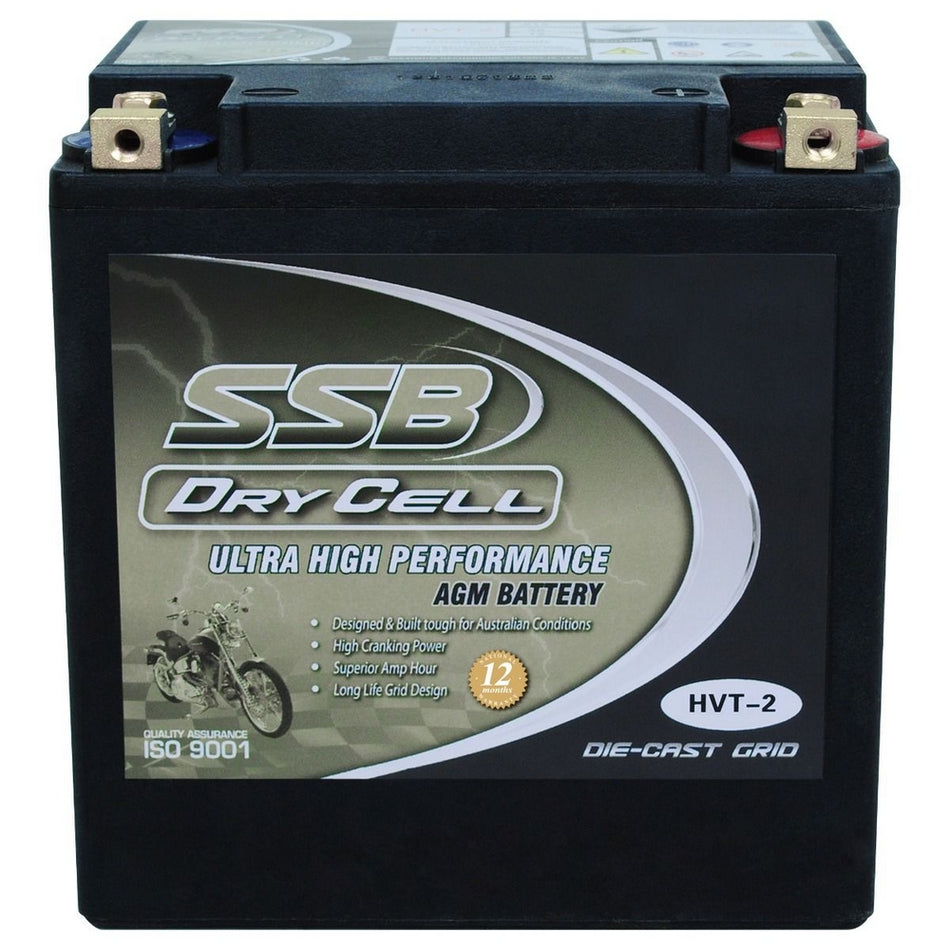 Motorcycle And Powersports Battery Agm 12v 30ah 515cca By Ssb Ultra High Performance  Dry Cell