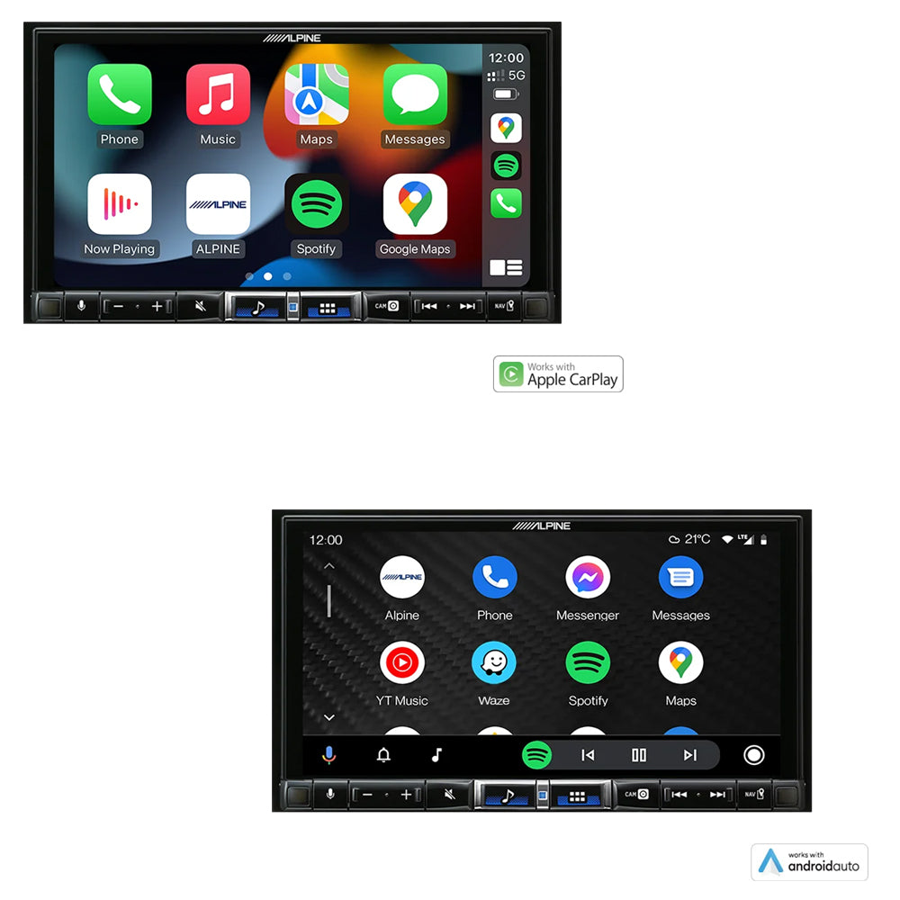 Alpine Halo Head Unit 7" Wireless Carplay & Wireless Android Auto