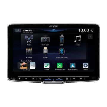 Alpine Halo 11-inch head unit with touchscreen display