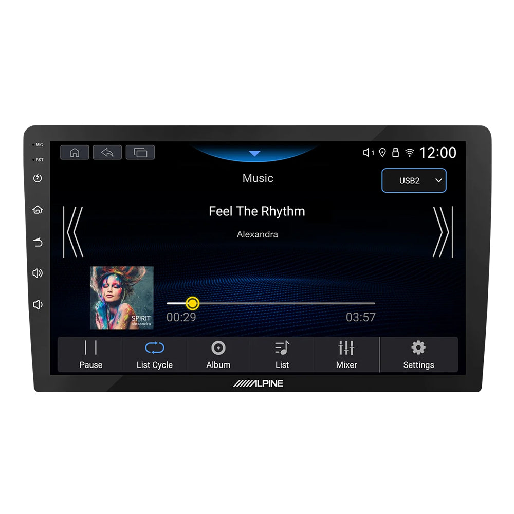 Alpine Head Unit 9" Mirror Link Multimedia Receiver With Alpine Os (Ram4/64Gb)