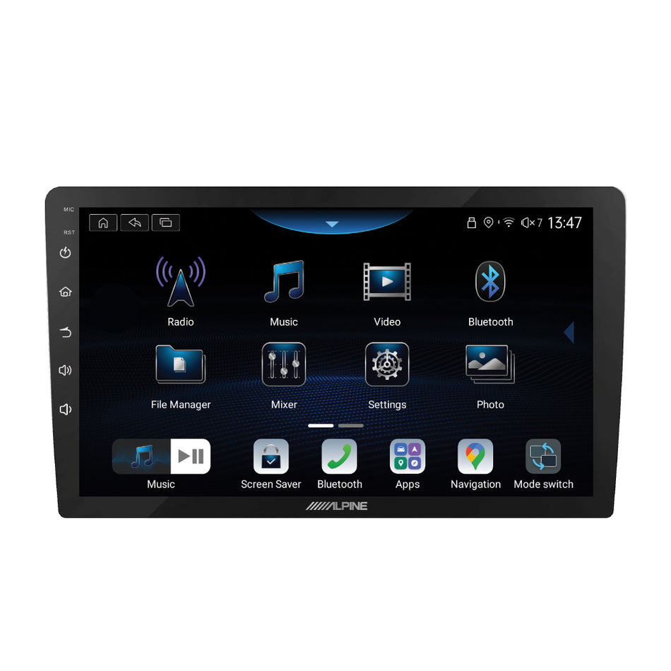 Alpine Head Unit 10" Mirror Link Multimedia Receiver With Alpine Os