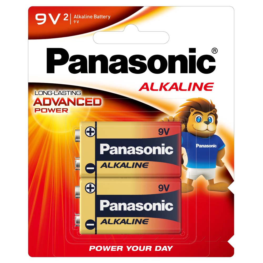 Panasonic 9V Battery Alkaline (2pk) | ISL