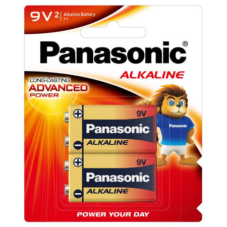 Panasonic 9V Battery Alkaline (2pk) | ISL
