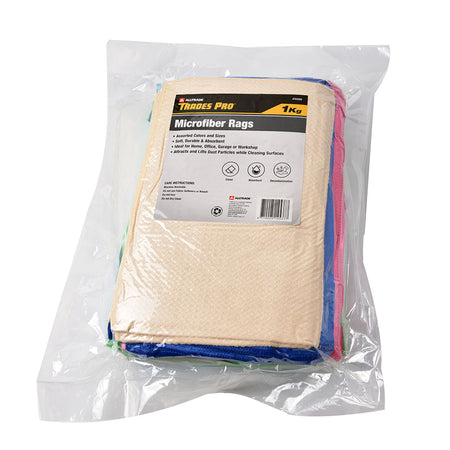 MICROFIBRE ASSORTED RAGS 1kg | Alltrade