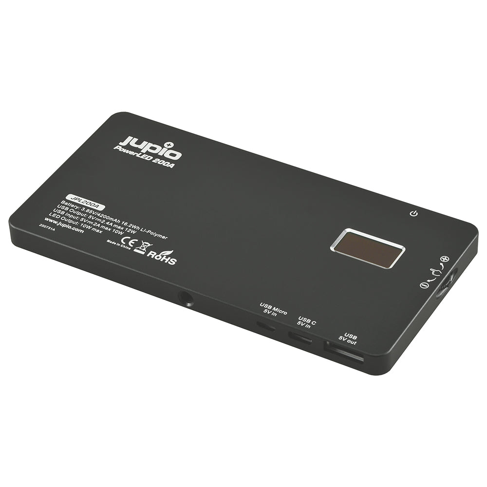 Jupio Powerled 200a Led Light / Power Bank With Built-In Battery 4200mah | Formula