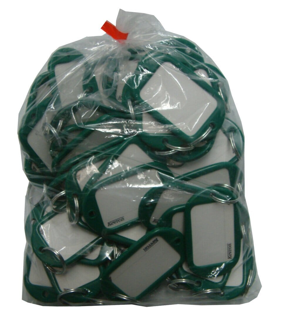 Kevron Key Tag "Jumbo" 50-pce Bag Green | Hobeca