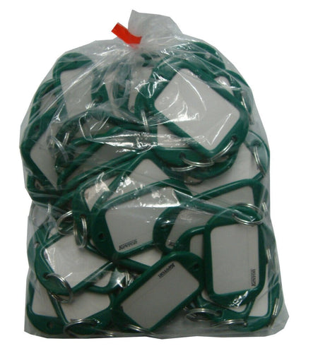 Kevron Key Tag "Jumbo" 50-pce Bag Green | Hobeca