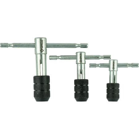 Groz Tap Wrench Set - T Handle Type (Set Of 3) | ISL