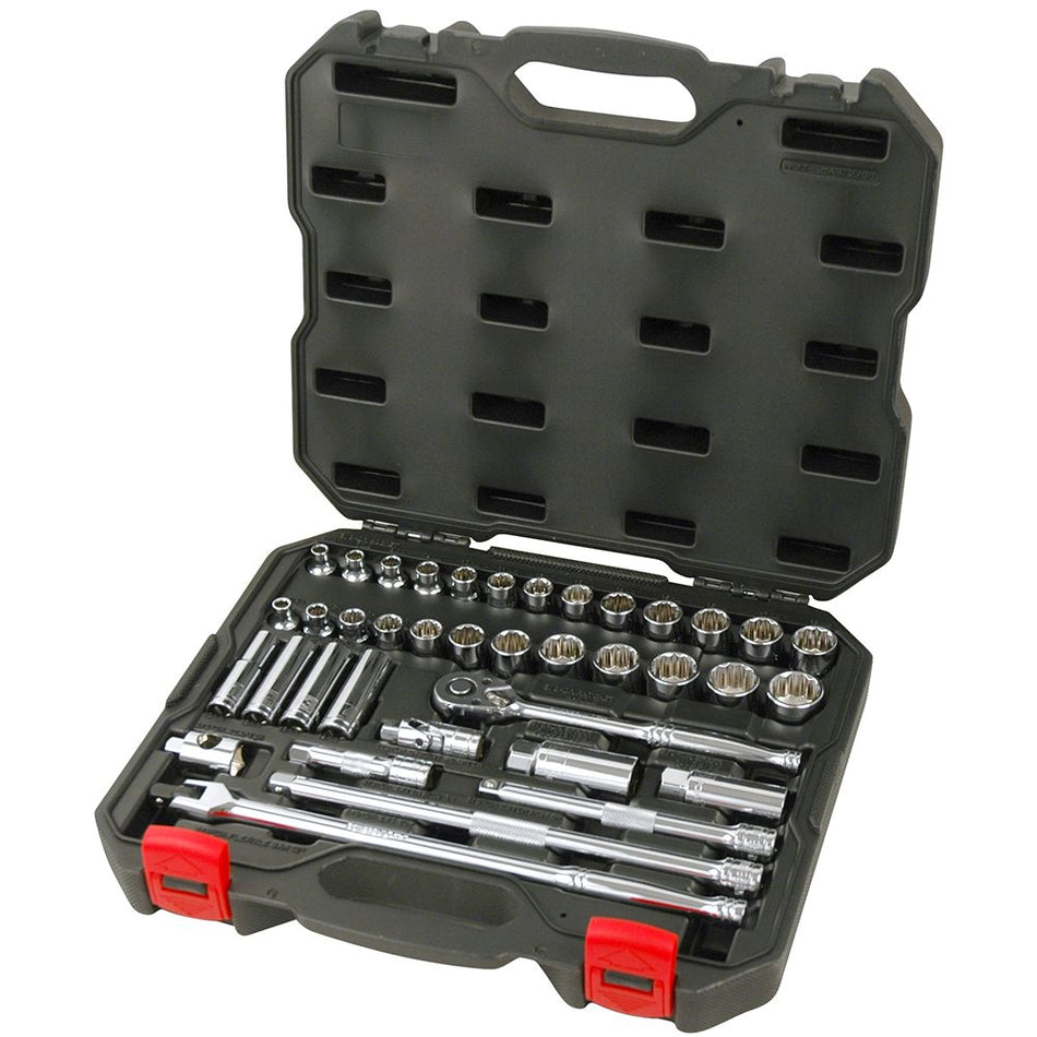 Powerbuilt 3/8” Dr 39pc Combination Socket Set