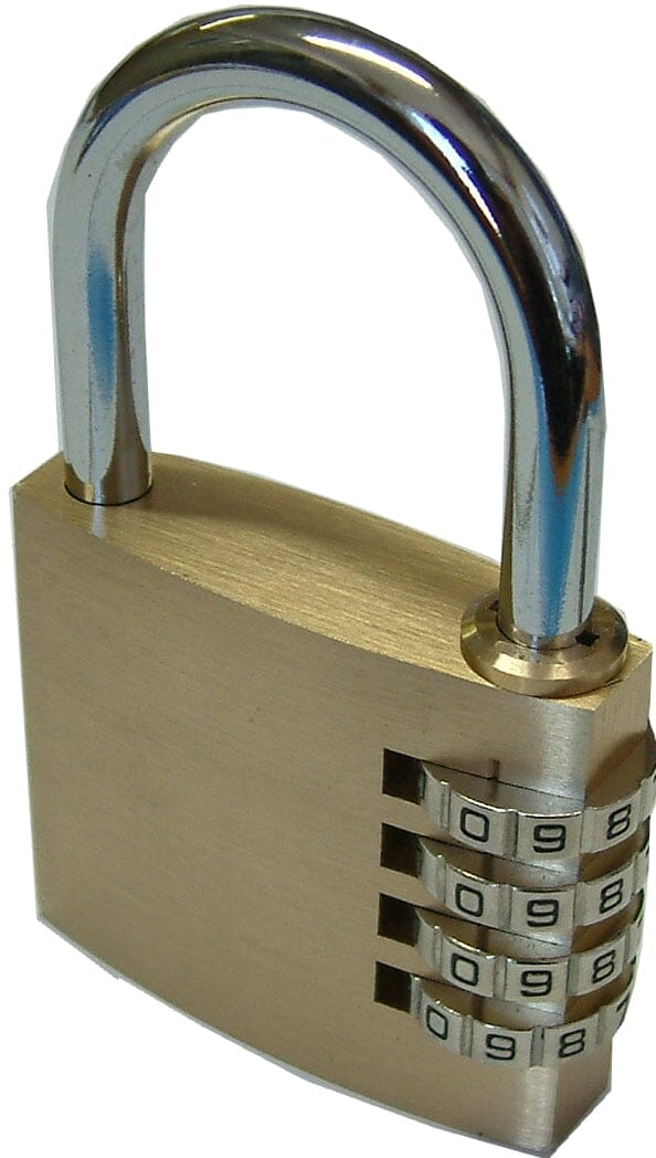 Tri-Circle Combination Padlock - #KD-T1050 50mm