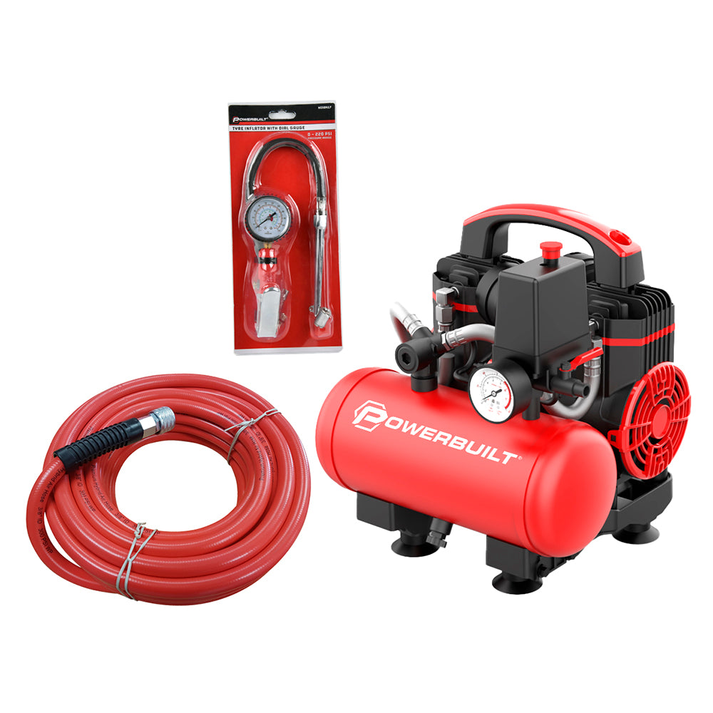 Compressor Buildit Powerbuilt 3pc Air Compressor Bundle | Engineers Collective