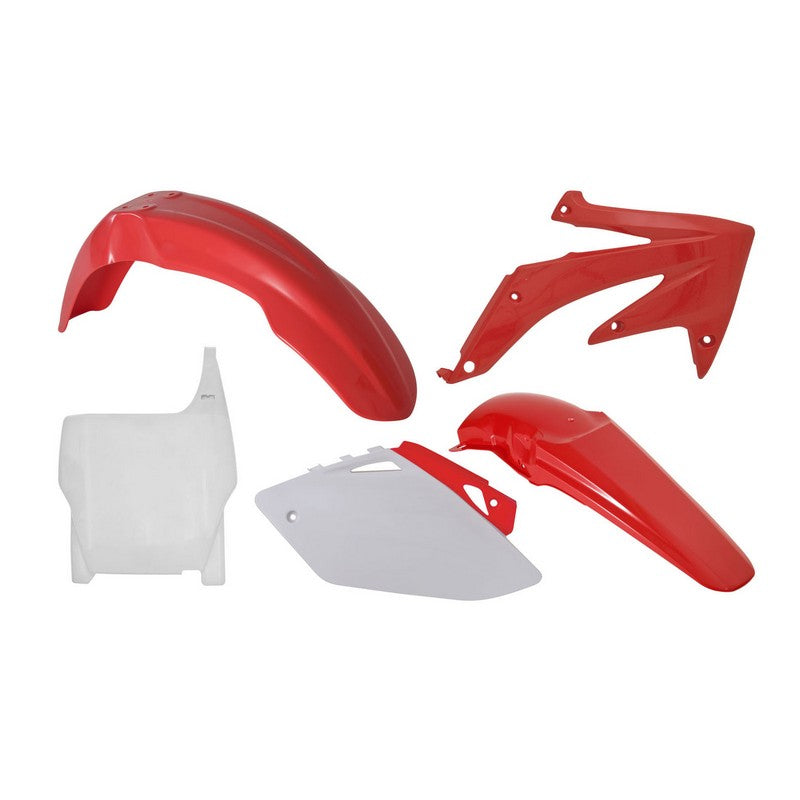 Plastic Kit Rtech Front &Rear Fenders Sidepanels & Radiator Shrouds &Front Numberplate Crf450r 07-08 | Formula