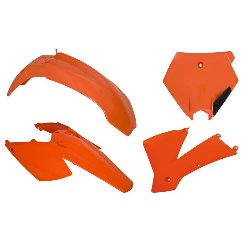 Plastic Kit Rtech Front & Rear Fenders, Sidepanels & Radiator Shrouds & Front Number Plate Ktm | Formula