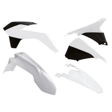 Plastics Kit Rtech Front & Rear Fenders White Radiator Shrouds | Formula